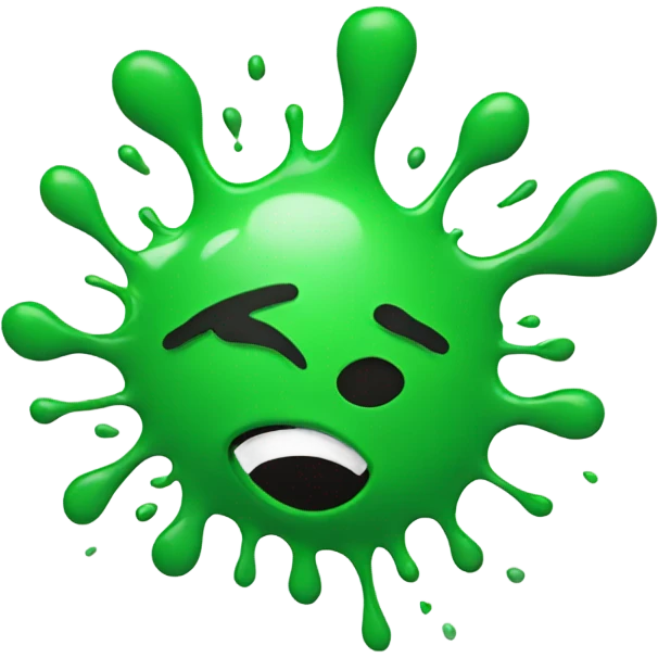 green splat emoji