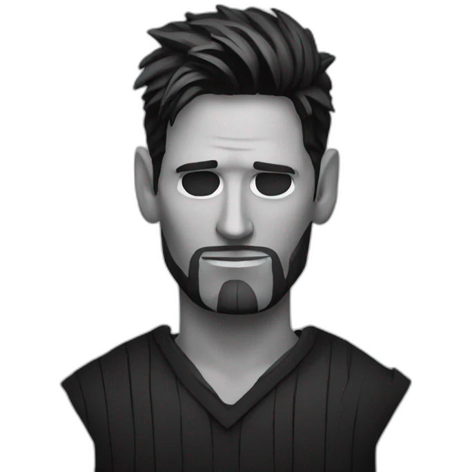 Messi noir emoji