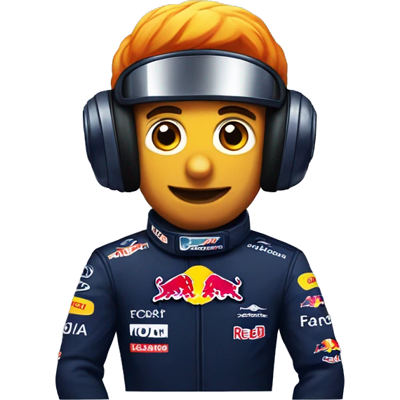 F1 Red Bull monoplaza emoji