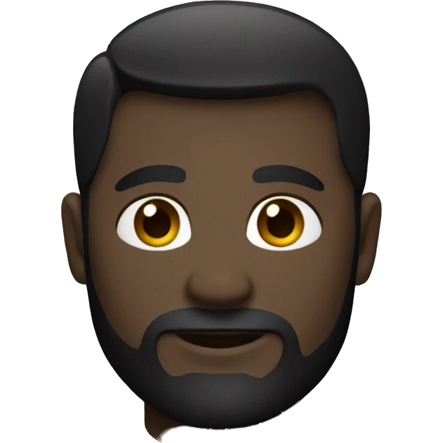 White Male in A Black Suit  emoji