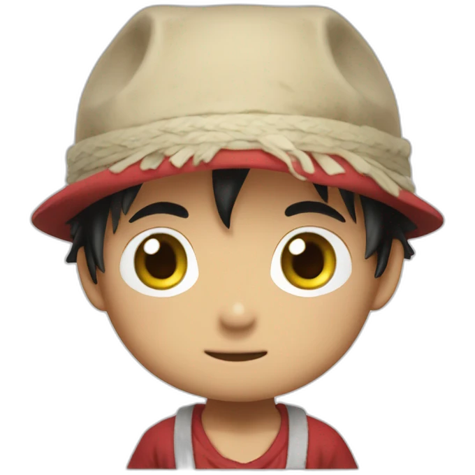 Mini Luffy mignon emoji