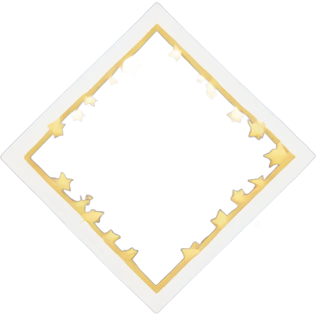 Square, Rhombus shapes to be in a Full Star shape emoji
