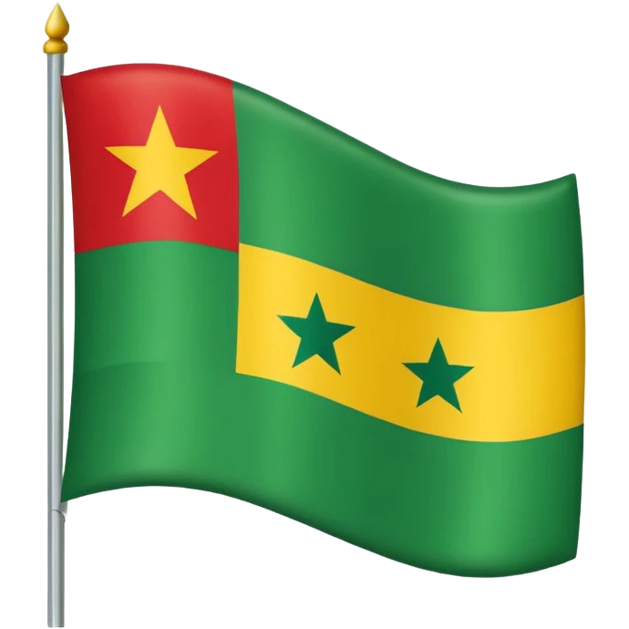 🇹🇬 du noir à la place du vert et du rouge à la place du jaune « drapeau du togo  emoji