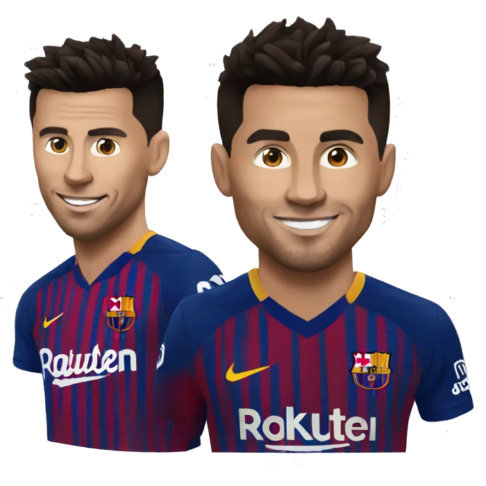 Ronaldo as messi emoji