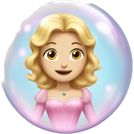 Glinda in a bubble  emoji