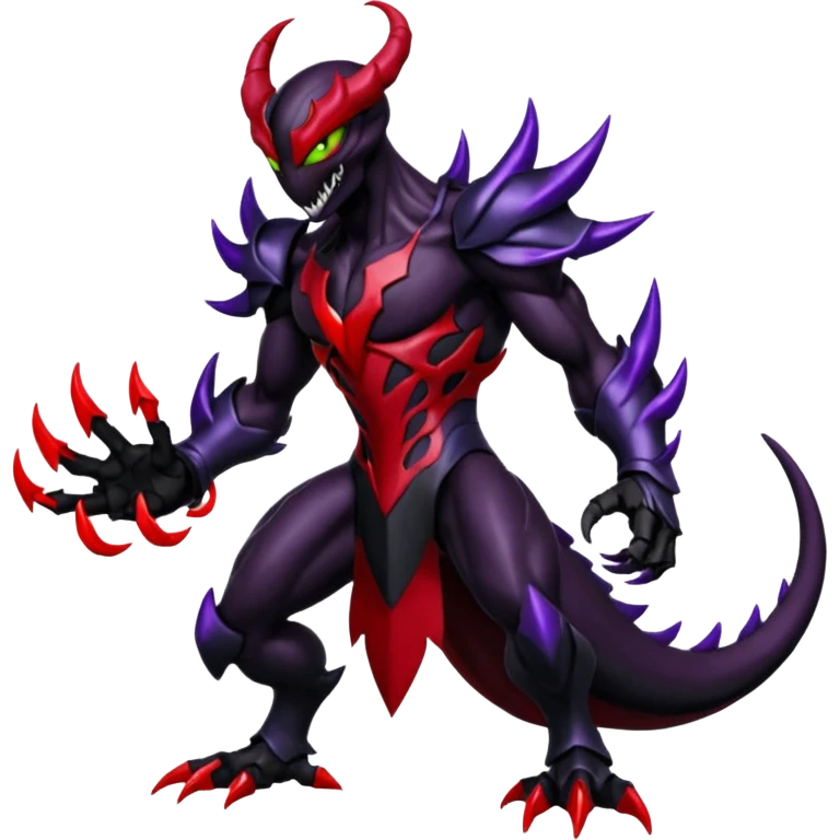 Venom-Zekrom-Darkrai-Scizor-fusion, full body emoji