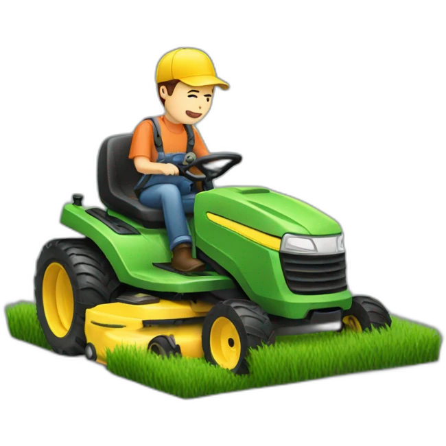 mowing emoji
