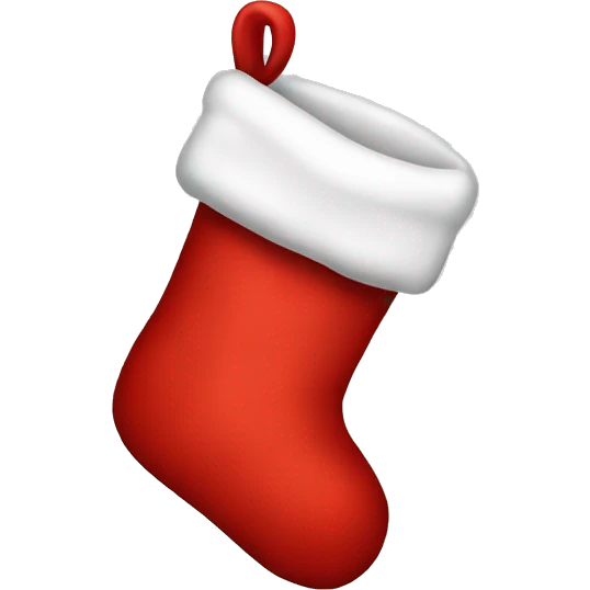 Christmas Red Stocking emoji