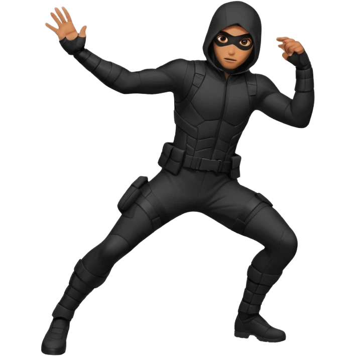 assassin male pose emoji