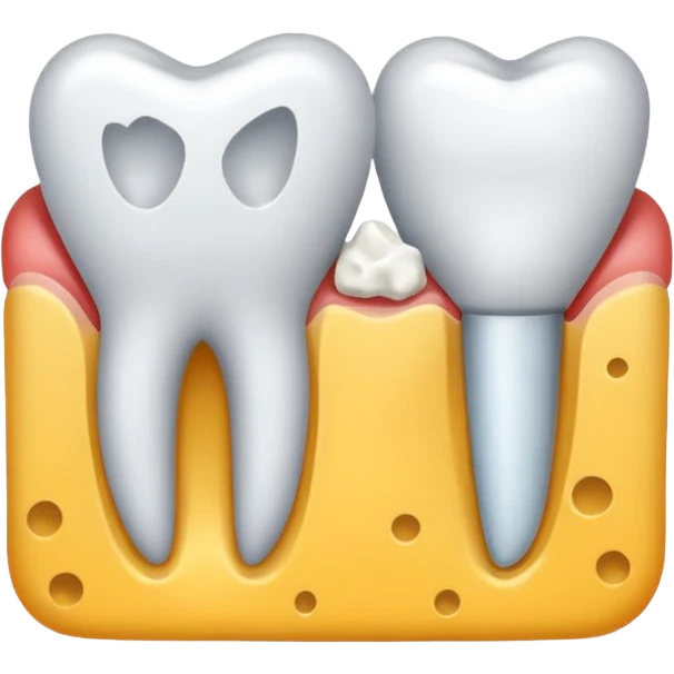 Supragingival calculus emoji