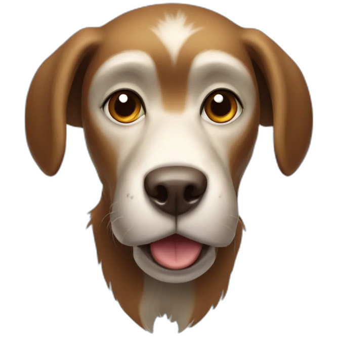 Monkey dog emoji