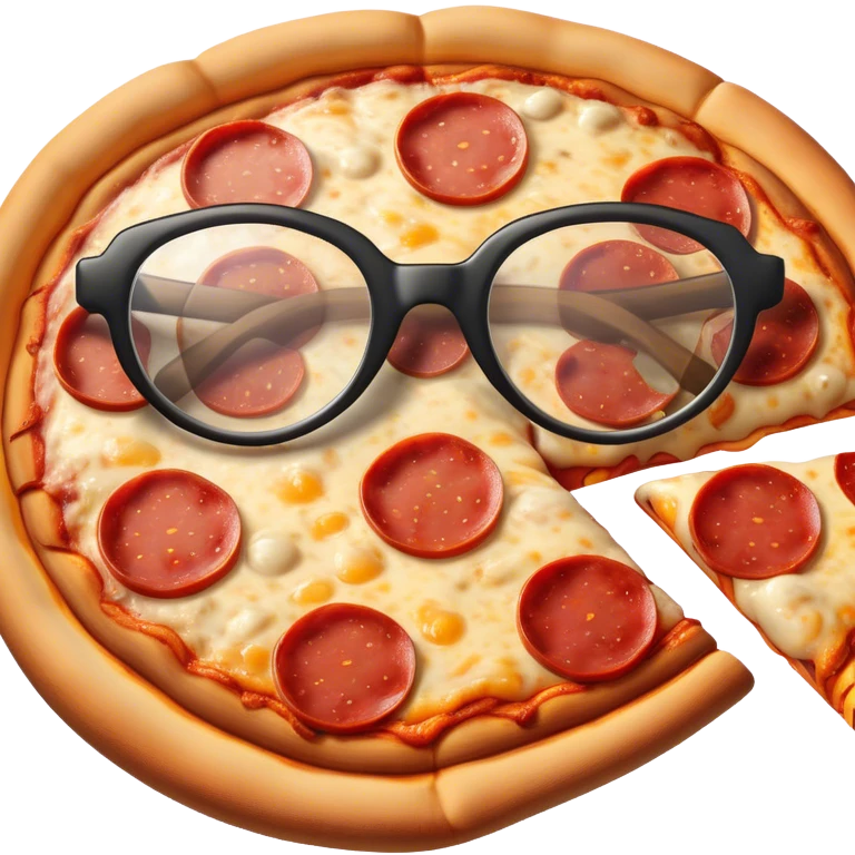 pizza con gafas fleje pro emoji