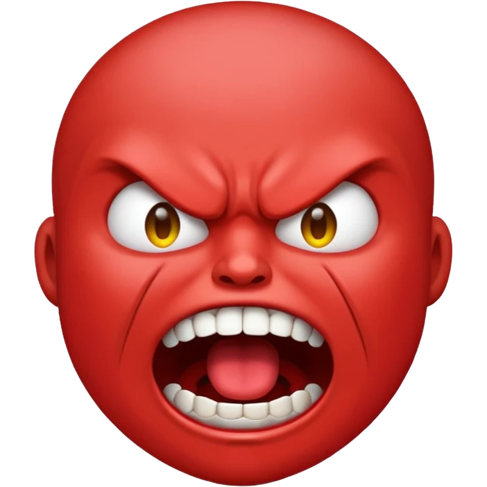 gum tsion emoji very not nice rude shouting ragebaiter emoji