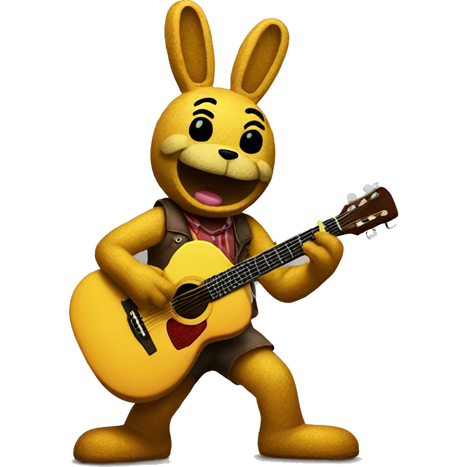 springbonnie playing guitar emoji