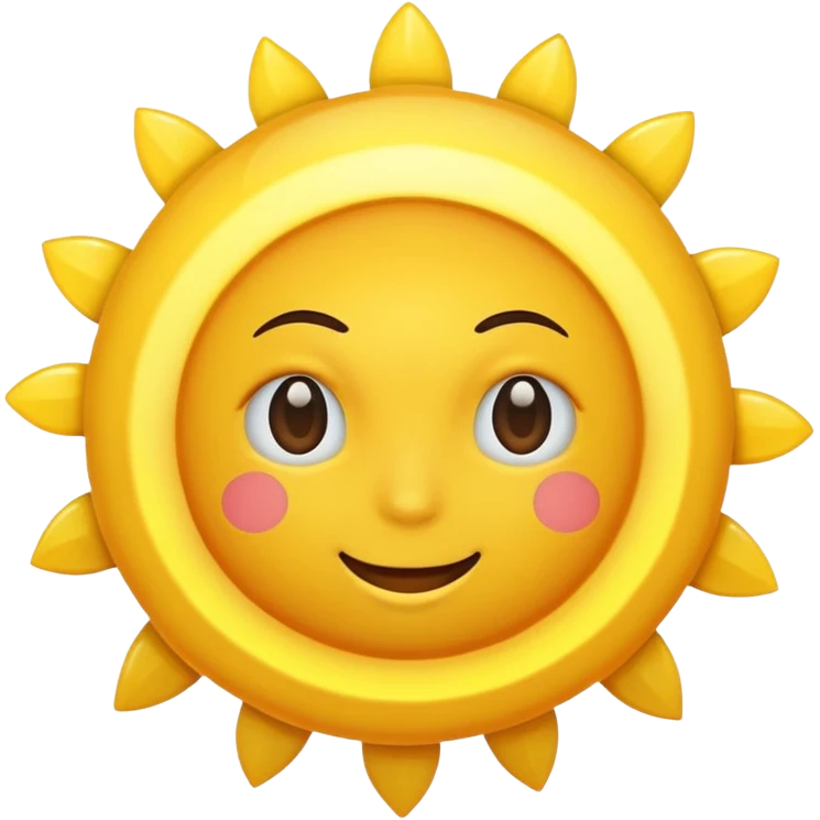 Sun emoji