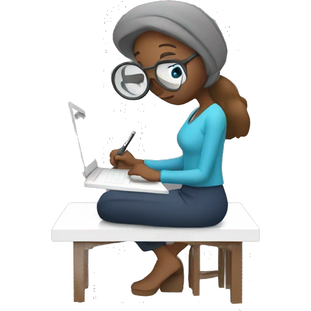 woman editing video emoji