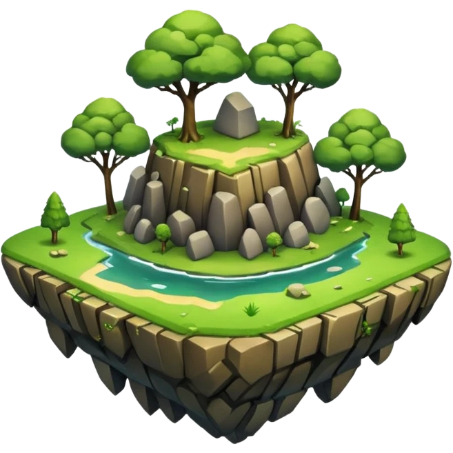 Flying Island emoji