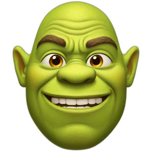 ugly shrek emoji