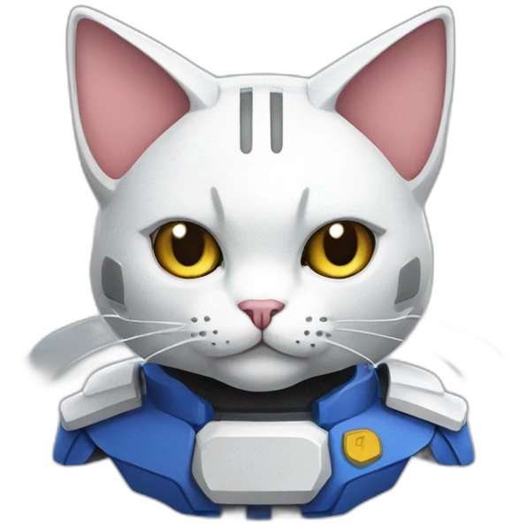 Cat Gundam emoji