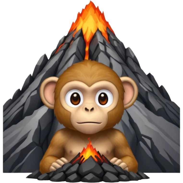 Un animal de volcan emoji