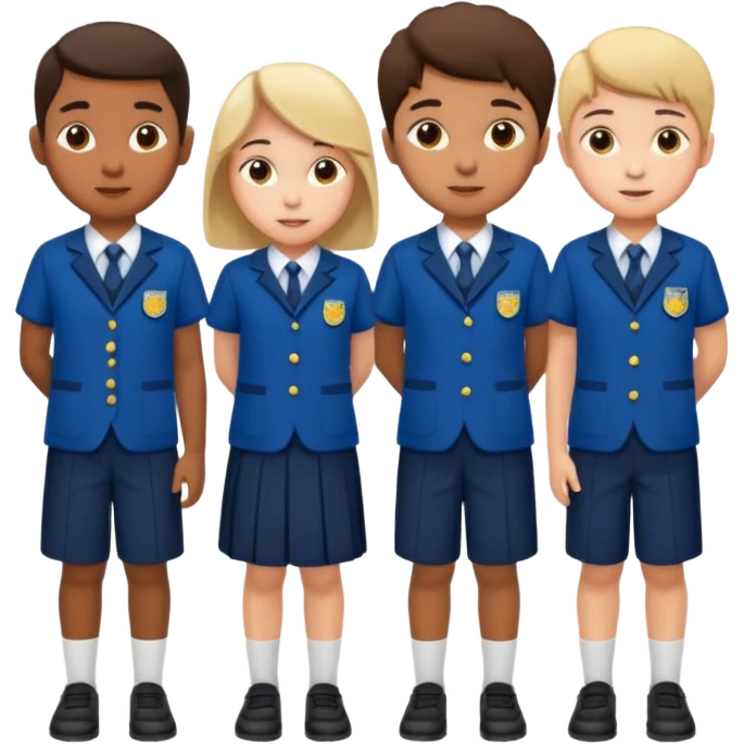 kid students School uniform emoji