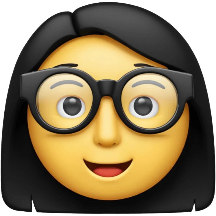 3D glasses emoji