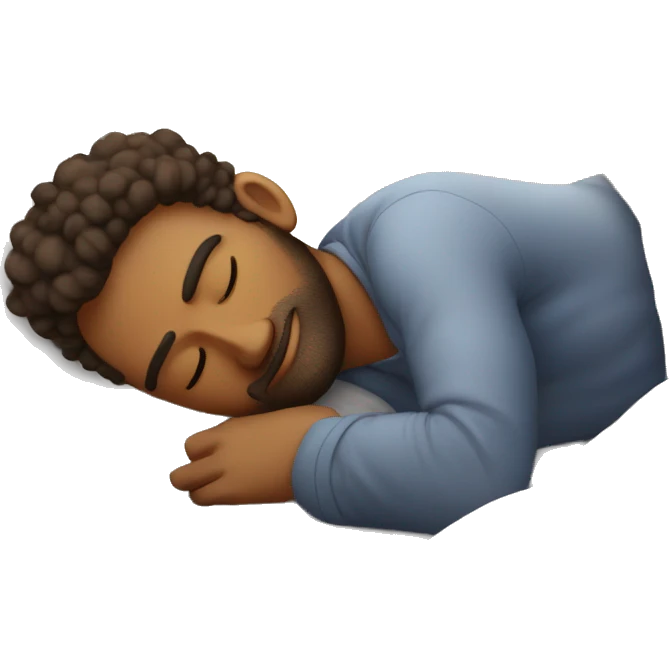 Very attractive  man sleeping on worlds most plush and comfort bed  emoji