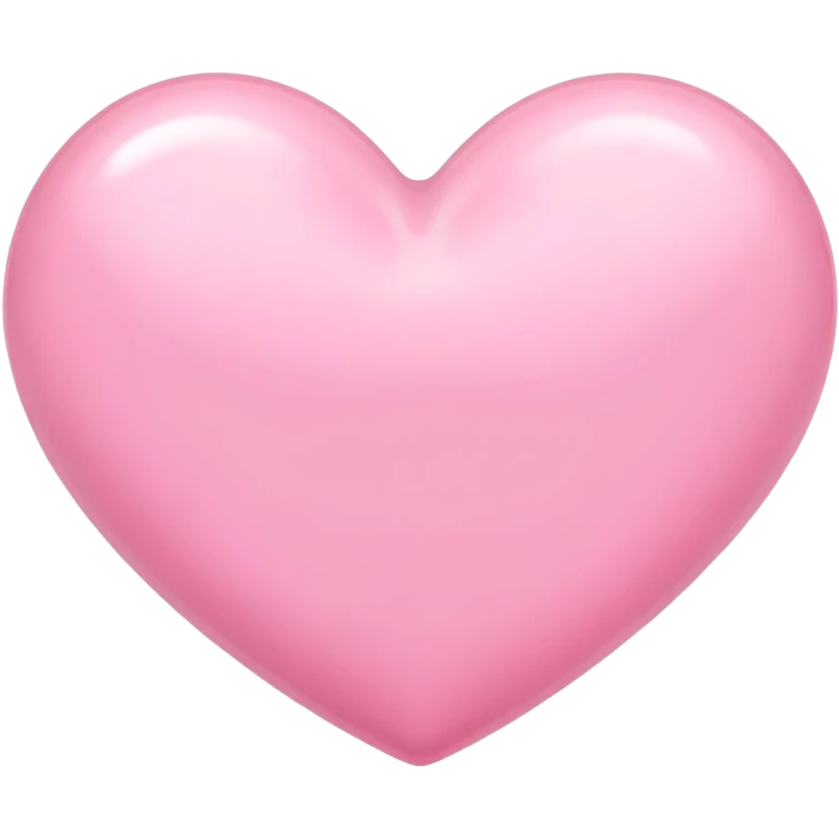 Baby pink heart emoji