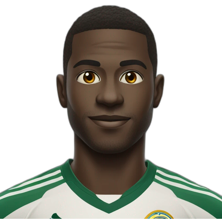 Vinicius portrait realistic football player emoji