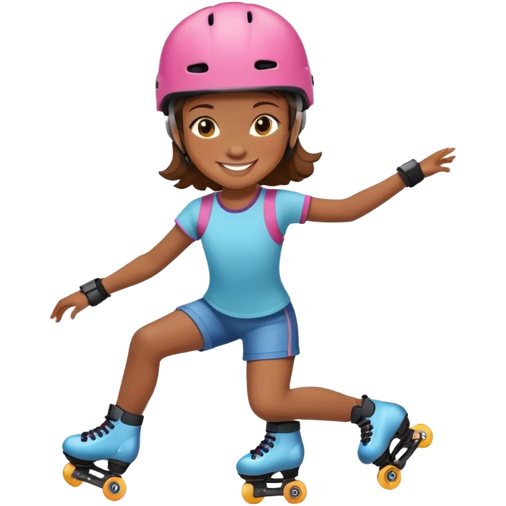 Rolller skating girl emoji