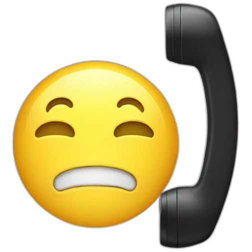 light with phone emoji