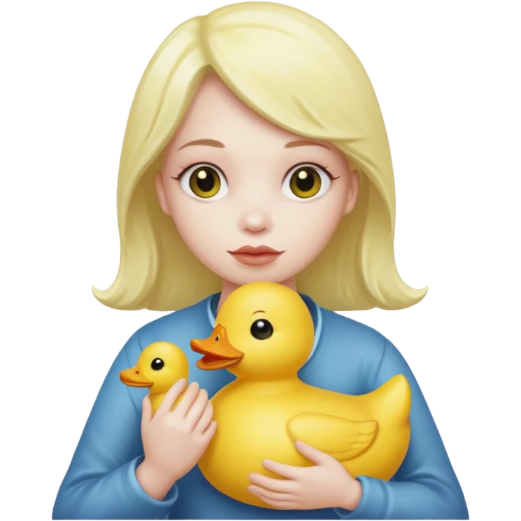 Vecna  from stranger things holding a duck emoji