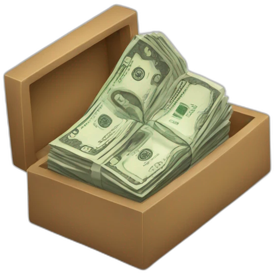 Paying in cash emoji