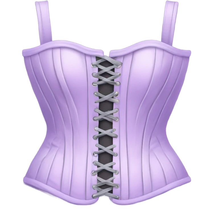 Pastel purple corset  emoji