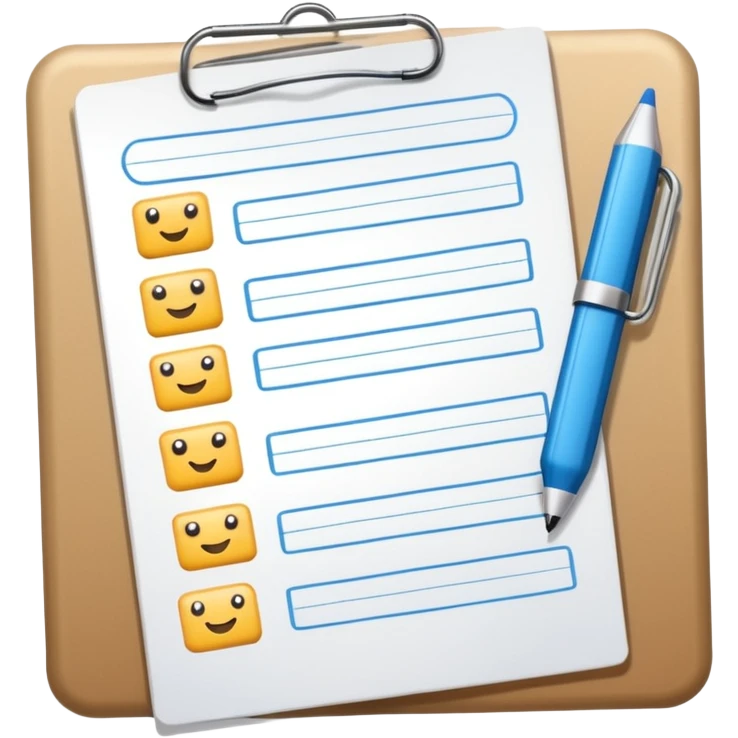 checklist emoji