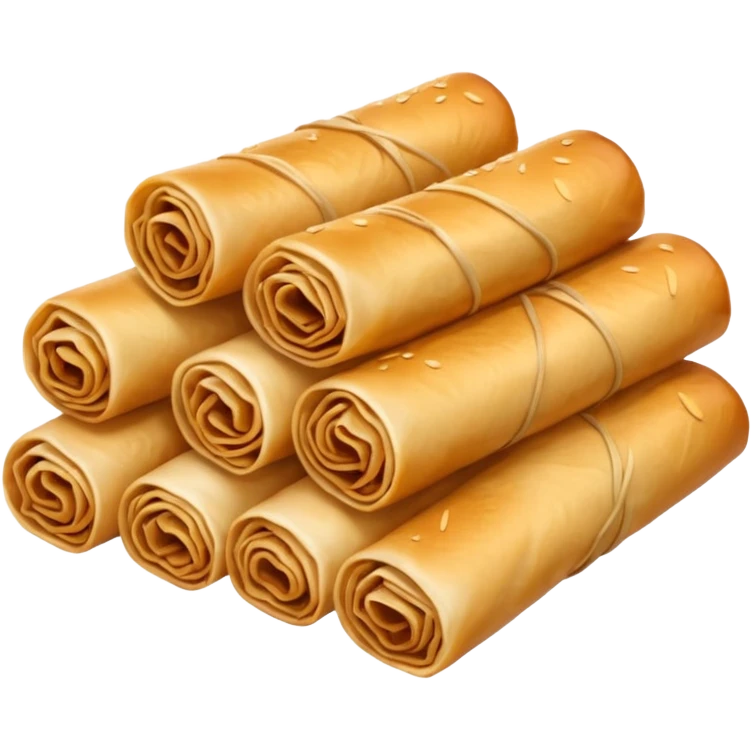 Spring Rolls in the bin  emoji