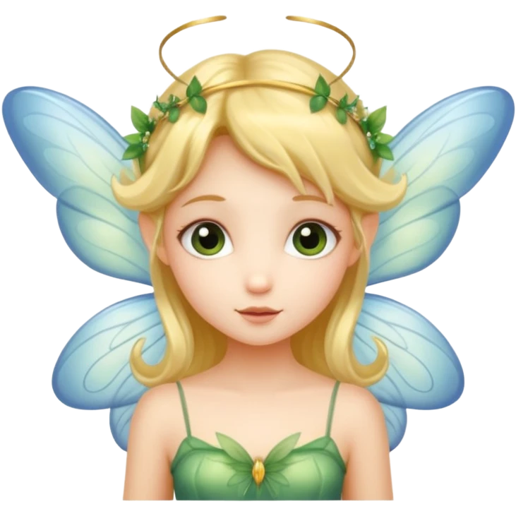 A little fairy, with wings emoji