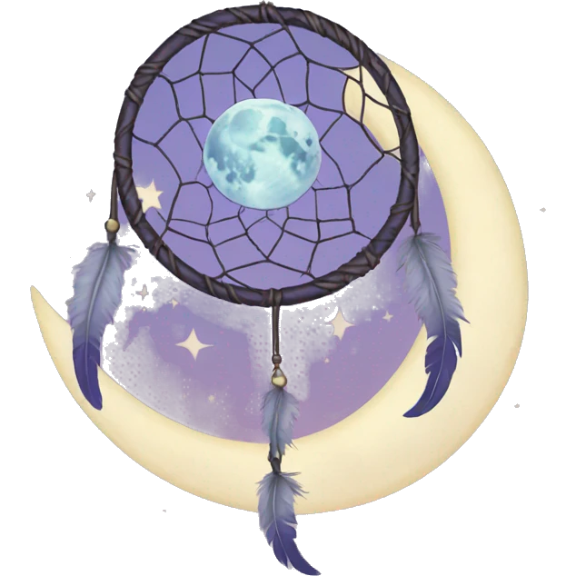 moon dreamcatcher emoji