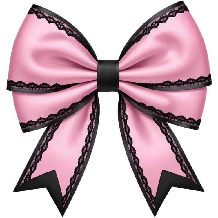 pink gothic bow emoji