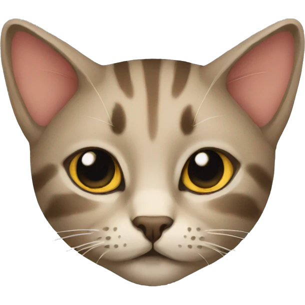 Cat with x emoji
