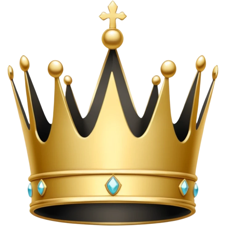 White crown skinny emoji