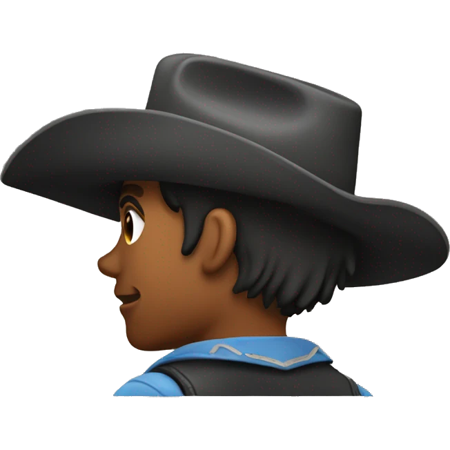 cowboy from behind emoji