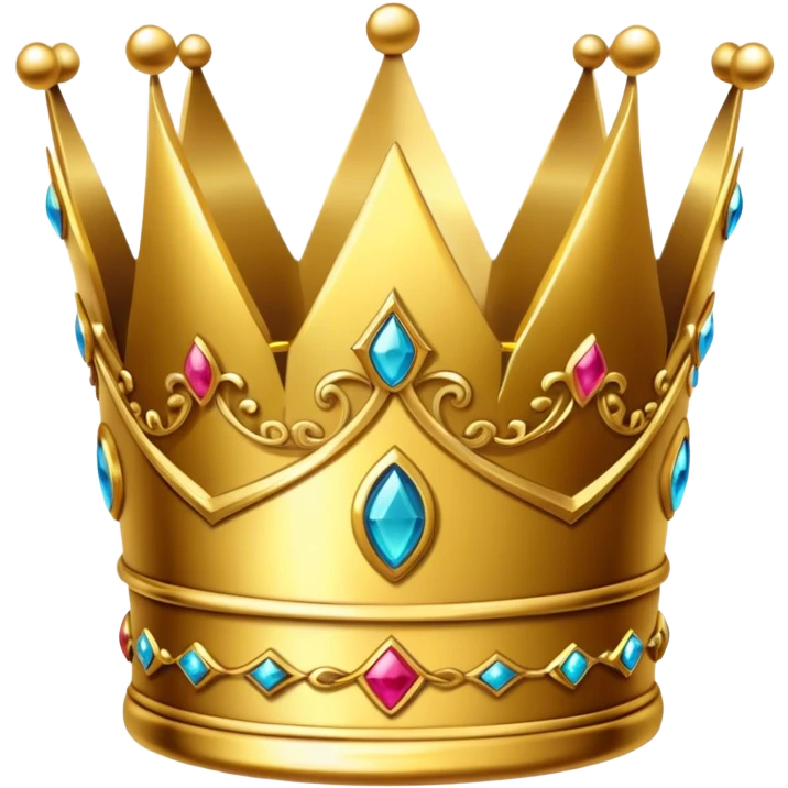Golden crown emoji