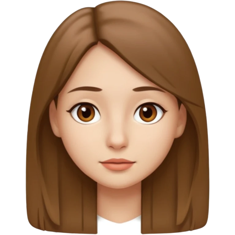 JE VOUDRAIS UNE FILLE AUX YEUX MARRONS UN PETIT NEZ LES LEVRE MOYENNE AVC DES CHEVEUX LISSE DETACHE MARRON CLAIR emoji