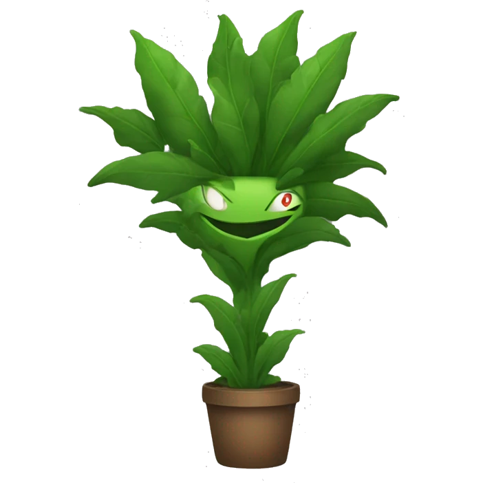 evil plant emoji