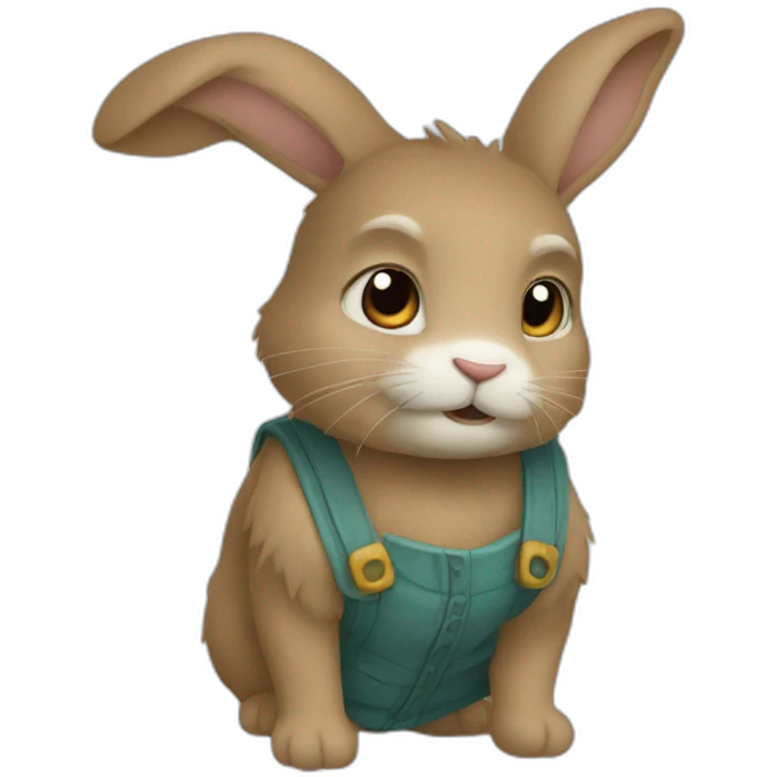 Lapin nain emoji