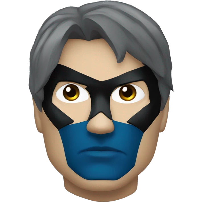 dc comics nightwing mask emoji