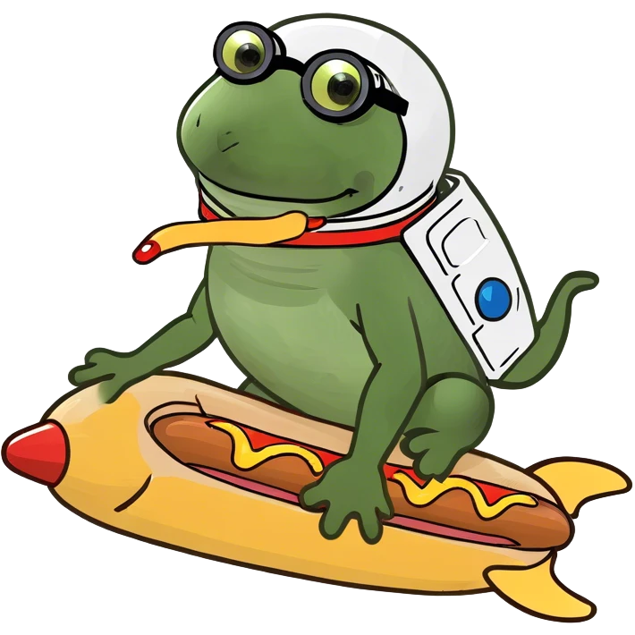 riding a hotdog rocketship, full body emoji
