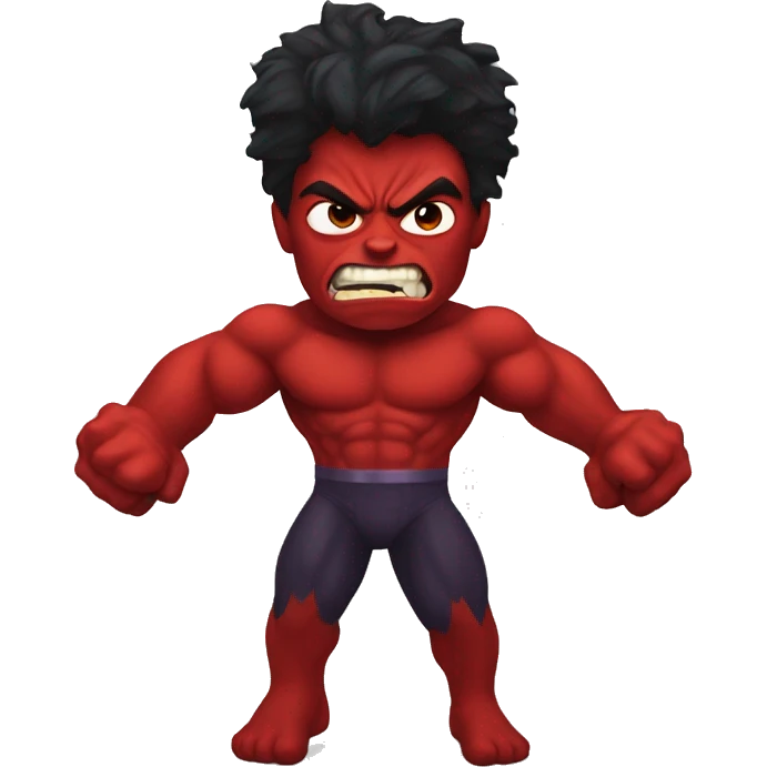 the she red hulk  emoji