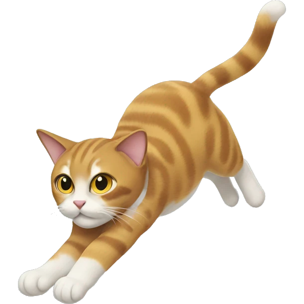 Flying cat emoji